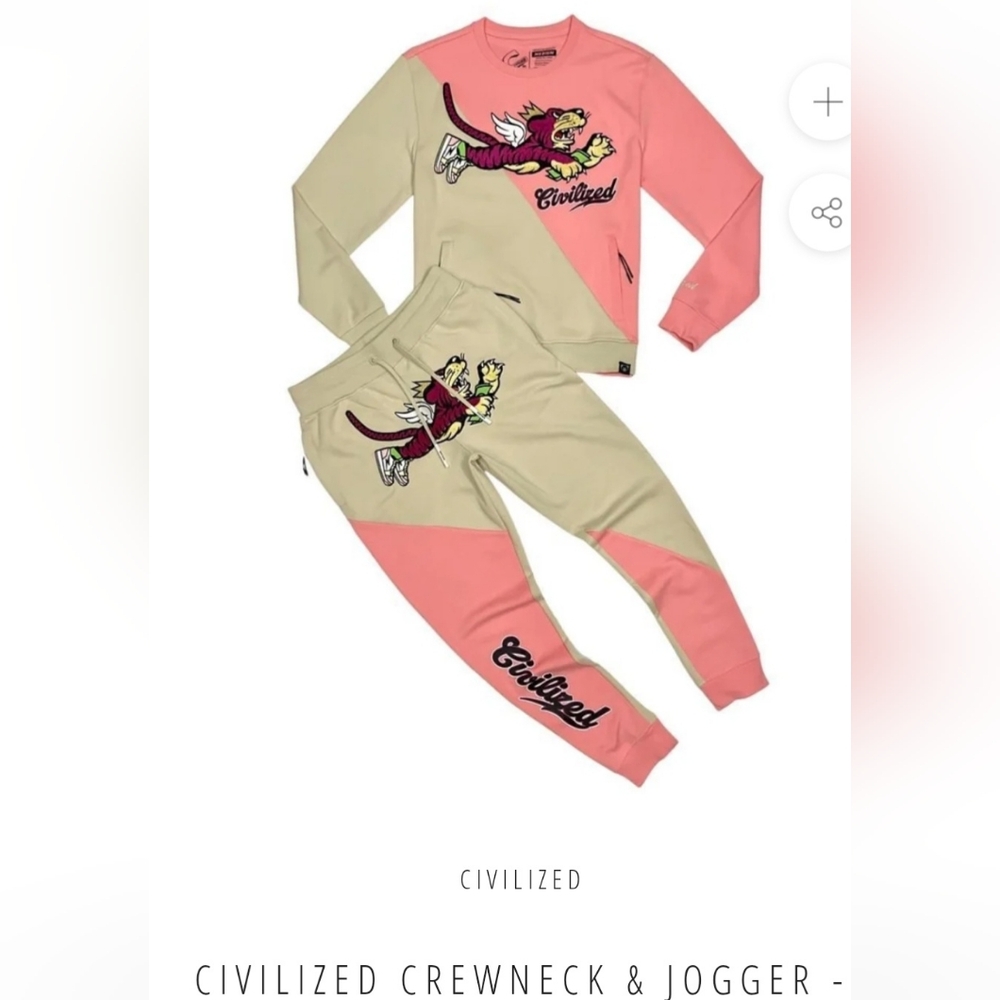 Civilized Mens 2 Piece Jogger Set